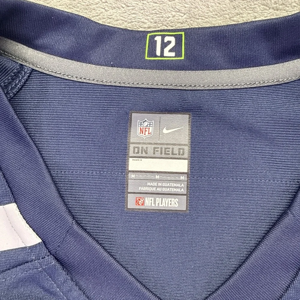 Nike Seattle Seahawks #3 WILSON Jersey‎ Women's Size Medium Navy Home NFL